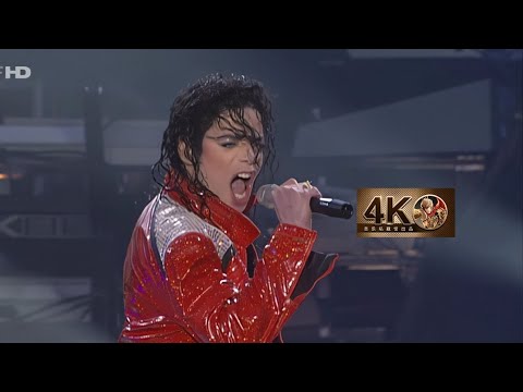 【4K60FPS】迈克尔·杰克逊《Beat It》神级表演现场！天使来过！