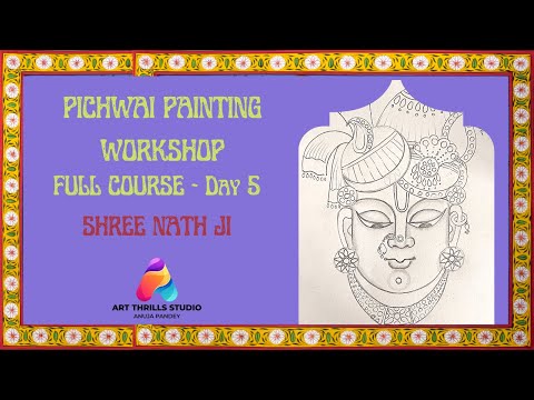 Pichwai Painting Live Tutorial: Day 5