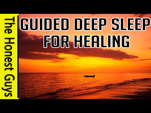 Guided Sleep Talk-Down for Healing. "Relax" Deep Sleep & Healing (Cue Word Training)