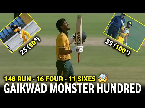 Ruturaj Gaikwad Fastest Hundred In Vijay Hazare Trophy 2024-25 ||