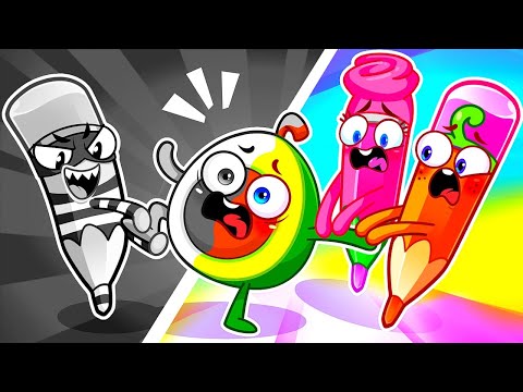 Funny Drawing Pencils | Kids Songs and Nursery Rhymes by VocaVoca