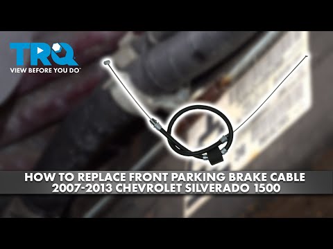 How to Replace Front Parking Brake Cable 2007-2013 Chevrolet Silverado 1500