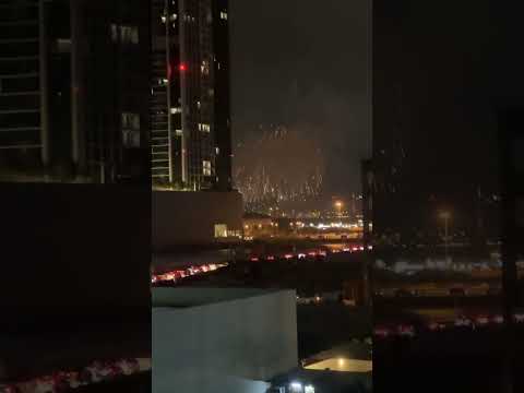 New year fireworks 2025@Bahrain #shortsfeed # celebrations #music