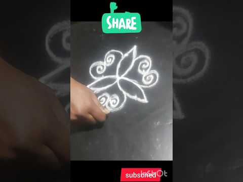 #samlldotrangoilkolam #flowersmugguluwithdotssmall #aarycreativeragoli