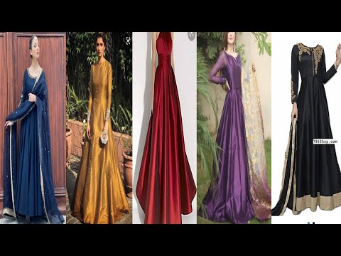 Raw Silk Long Frocks Ideas | Stylish Raw silk Frocks# frocks