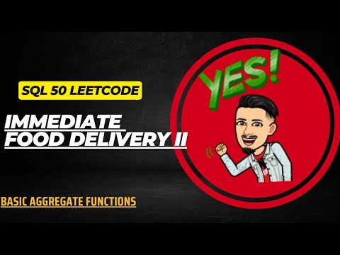 1174  Immediate Food Delivery II  | LEETCODE SQL 50 | INTERVIEW SQL QUESTION