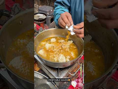 VEGETABLE MAGGI😍 | Indian street food #shorts #viral #shortsvideo