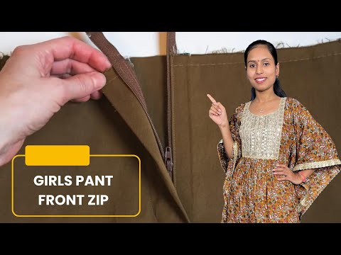 How To Sew A Fly Front Zipper | Sewing Technique For Beginners / DBP Saturday live class -1