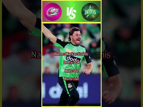 Marcus Stoinis | STA vs SIX #trendingshorts #viralvideo