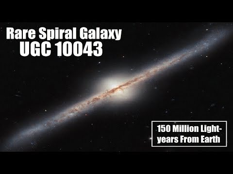 Hubble Space Telescope Captures A Rare Spiral Galaxy UGC-10043