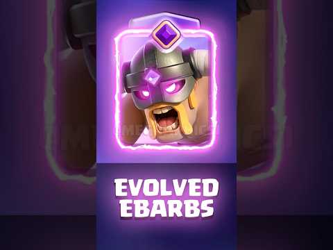 EVO Elite Barbarians💀#clashroyale