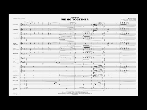 We Go Together (from Grease) arranged by Michael Brown