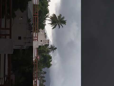 சித்தர்கோவில் மலை மேல் மேகங்கள் மழையாக இறங்கும் காட்சி.. #today #rain