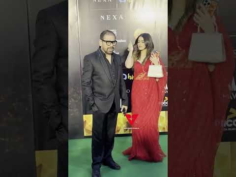 Film Director Anees Bazmee With Daughter Stuns at NEXA IIFA Awards Green Carpet ✨#AneesBazmee