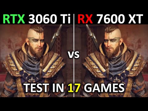 RTX 3060 Ti 8GB vs RX 7600 XT 16GB | Test in 17 Games at 1440p | 2024