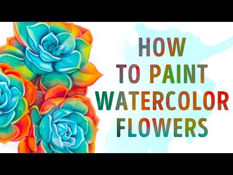 PAINTING WITH WATERCOLORS FOR BEGINNERS