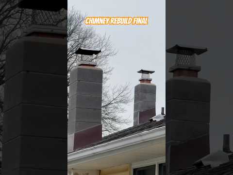 Chimney Rebuild #diy #construction #chimney #rebuild #howto #stepbystep #bluecollar #trending #viral