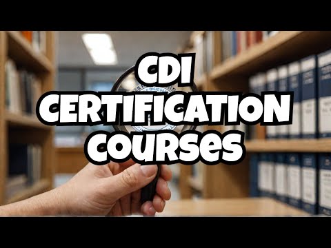 CDI certification options: What is the best CDI course?