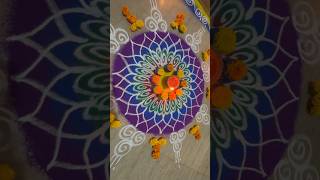 Diwali Ready! 🪔 Colorful Rangoli Ideas #shorts #diwali #rangoli