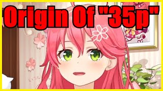 Miko Explains Origin of "35p" To Clear Misunderstandings【Hololive | Eng Sub】