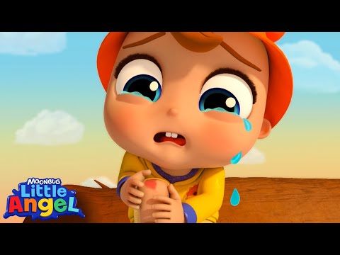 It's OK To Cry Baby John 💧| Little Angel | Nursery Rhymes