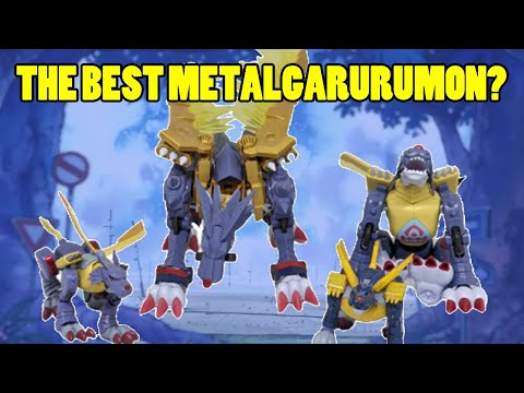 Digimon Figure-rise Standard MetalGarurumon Model Kit Review and Comparison