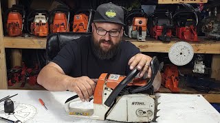 BUILDING THE ULTIMATE FIREWOOD SAW!! Stihl 026!!