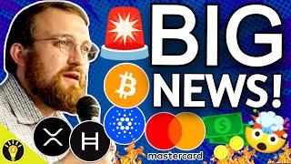 🚨 BIG Crypto News! Mastercard Crypto Card & Cardano Joins Hbar, XRP, & Algorand