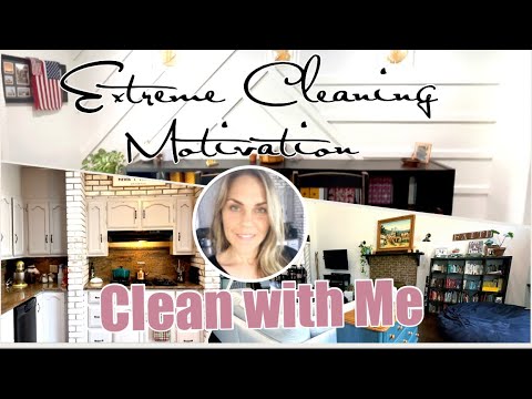 Extreme Cleaning Motivation | Clean with Me 2021 |  Saturday Large Family Cleaning Routine