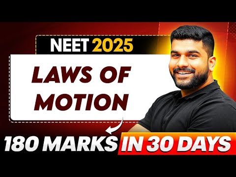 LAWS OF MOTION - QUESTION PRACTICE & CONCEPTS  || NEET 2025