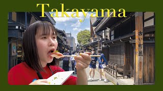 Eat Hida Beef Sushi in Takayama Old Street 🍣 Hida Takayama 2 days 1 night trip｜Japan Travel VLOG