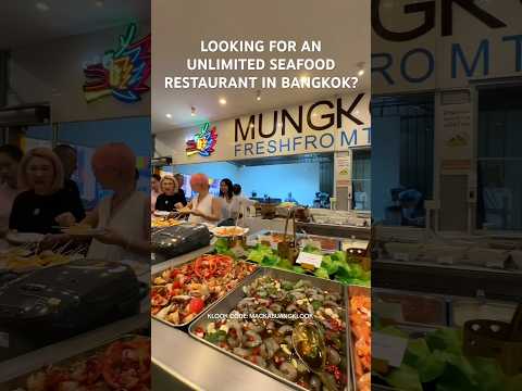 Looking for a Seafood Buffet in Bangkok? Check this out at Mungkorn Seafood Market! #seafoodbangkok