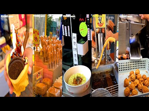 간단하게 먹을수 있는 간식 5편 몰아보기 #shorts / korean street food