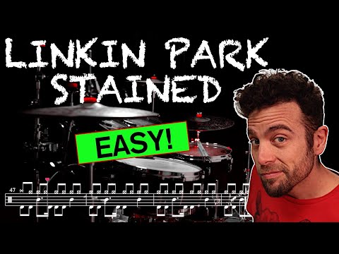 Linkin Park - Stained - Drum cover (with scrolling drum score)