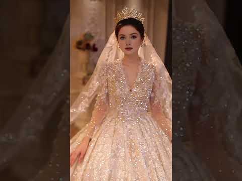 Amanda Novias luxury wedding dress bling bling