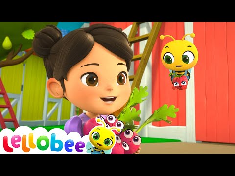 Harvest Time 🍂 | Lellobee City Farm | Moonbug Kids - Farm Animals