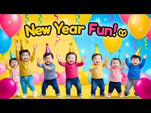 Make Your Kids laugh With New Year Fun | Dance and Sing With the Nursery Rhymes  @MozuKidz@MozuKidz