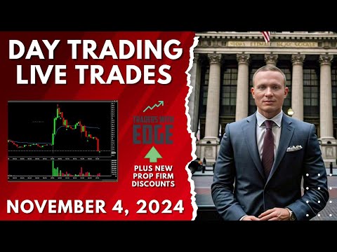 Live Day Trading - Letting Shares Ride + New Futures Prop Firm Discounts! #daytrade #stocks