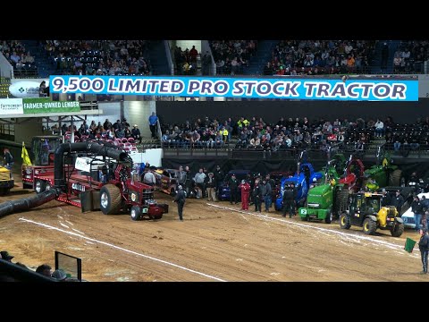 FULL 9,500LB LIMITED PRO STOCK TRACTORS FINALS NFMS Championship tractor pull Louisville Ky 2024