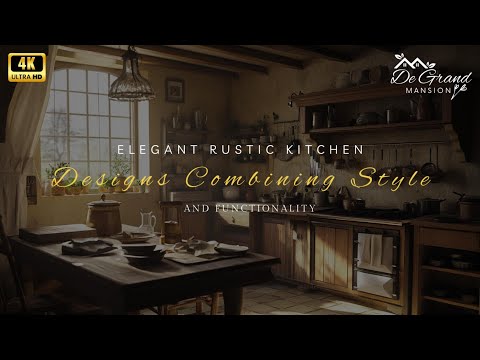 Elegant Rustic Kitchen Designs: Combining Style and Functionality