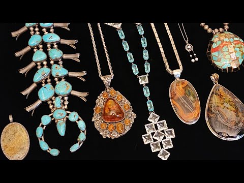 CONSTANT CRAVINGS: MY UNIQUE VINTAGE FINE SILVER NECKLACE COLLECTION #vintage #jewellery #collection