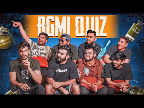 THE ULTIMATE BGMI QUIZ FT. S8UL CREATORS