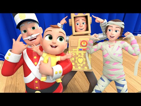 Head, Shoulders, Knees, and Toes | Family Dance Party! | Newborn Baby Songs & Nursery Rhymes