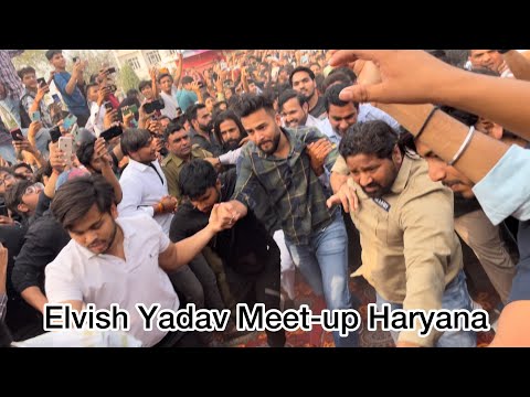 Elvish Yadav meet-up in Faridabad Haryana 01 March 2023 #elvishyadav #meetup #haryana