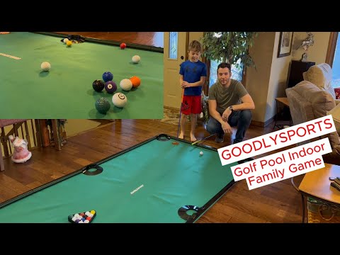 GOODLYSPORTS Golf Pool Indoor Family Game, fun for hours! #pool #golf #indoorgames