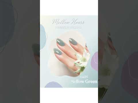 【Gel Me1】2023 春新色 GM125 Mellow Green 簡単✨セルフジェルネイル 春ネイル2023