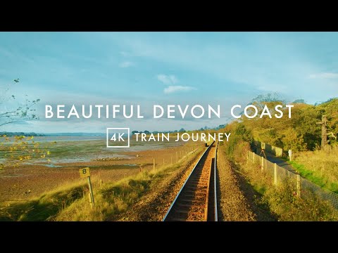 Relax and let the world go by on this Great British journey along the Devon coast | 4K Train Journey