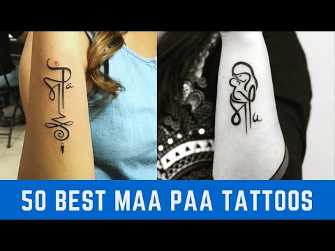 Maa Paa Tattoos | 50 Best Maa Paa Tattoos | Best Mom Dad Tattoo designs