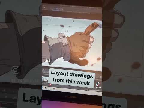 Layout drawings from my Musashi short  #animation #2danimation #anime