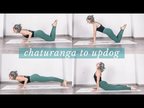 HOW TO CHATURANGA TO UPWARD DOG |  Chaturanga dandasana | upward facing dog